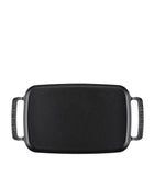 Le Creuset cast iron rectangular BBQ griddle 40cm, UK version