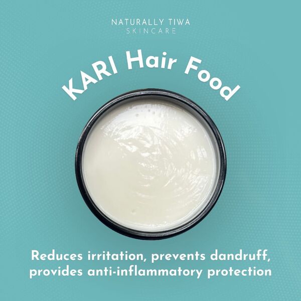 Naturally Tiwa Skincare KARI Hair Food 250ml natural conditioner, imported from the UK