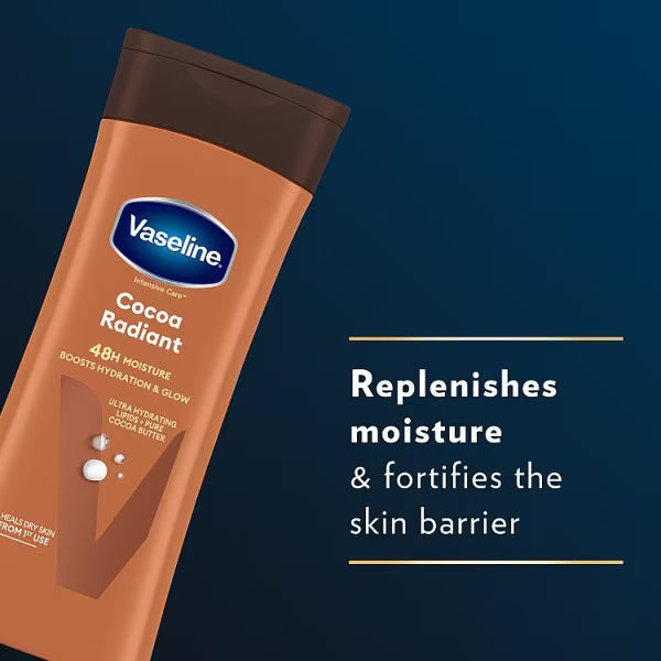 Vaseline Intensive Care Cocoa Radiant Body Lotion 400ml (British brand)