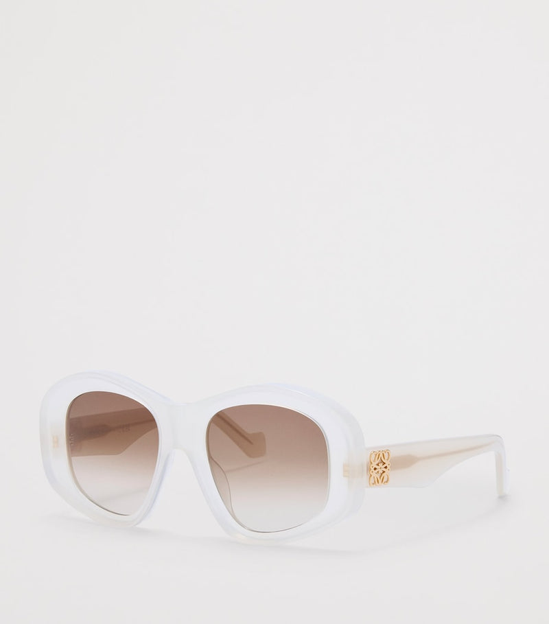 LOEWE acetate pentagon bevelled sunglasses, UK version