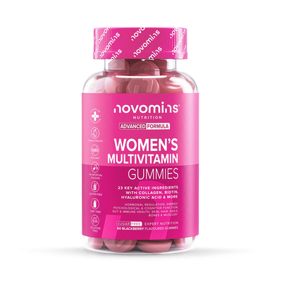 Holland & Barrett Novomins Women's Multivitamin Blackberry Flavoured Gummies 60 Gummies- Buy online at McGrocer