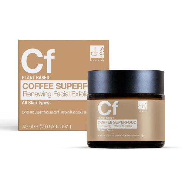 Dr Botanicals coffee renewing facial exfoliator 60ml - British product