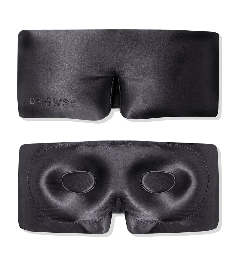 DROWSY mulberry silk lash cocoon sleep mask (British brand)