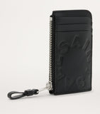 AllSaints leather card holder with coin purse, imported from the UK
