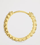 Maria Tash Invisible Set Diamond Eternity hoop earring 11mm - British product