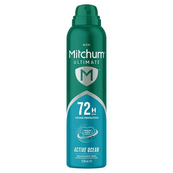 Mitchum Male Ultimate 72H Aerosol 250ml, imported from the UK