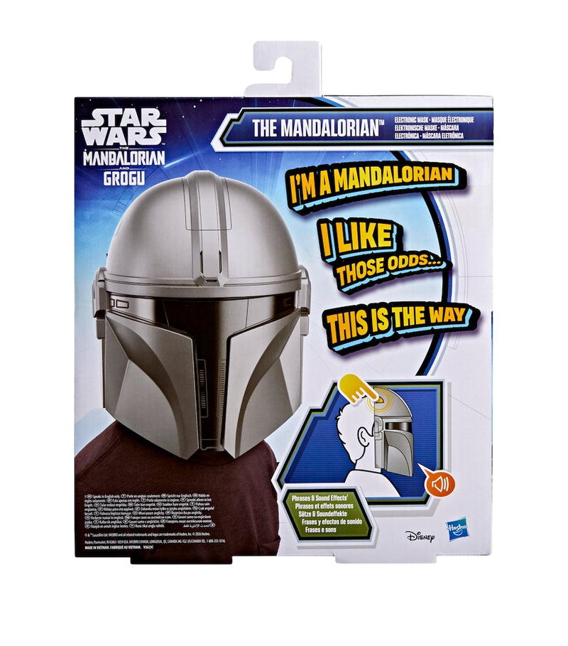 Star Wars The Mandalorian electronic mask with sound effects - British product