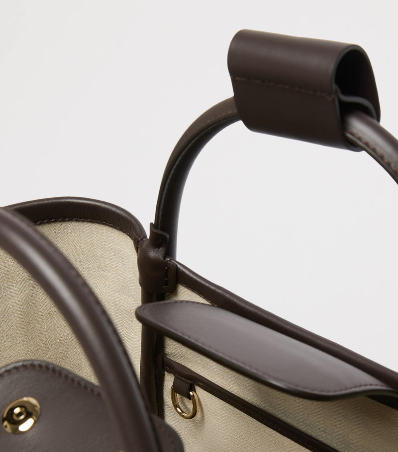 Max Mara Marine leather top-handle bag - British product