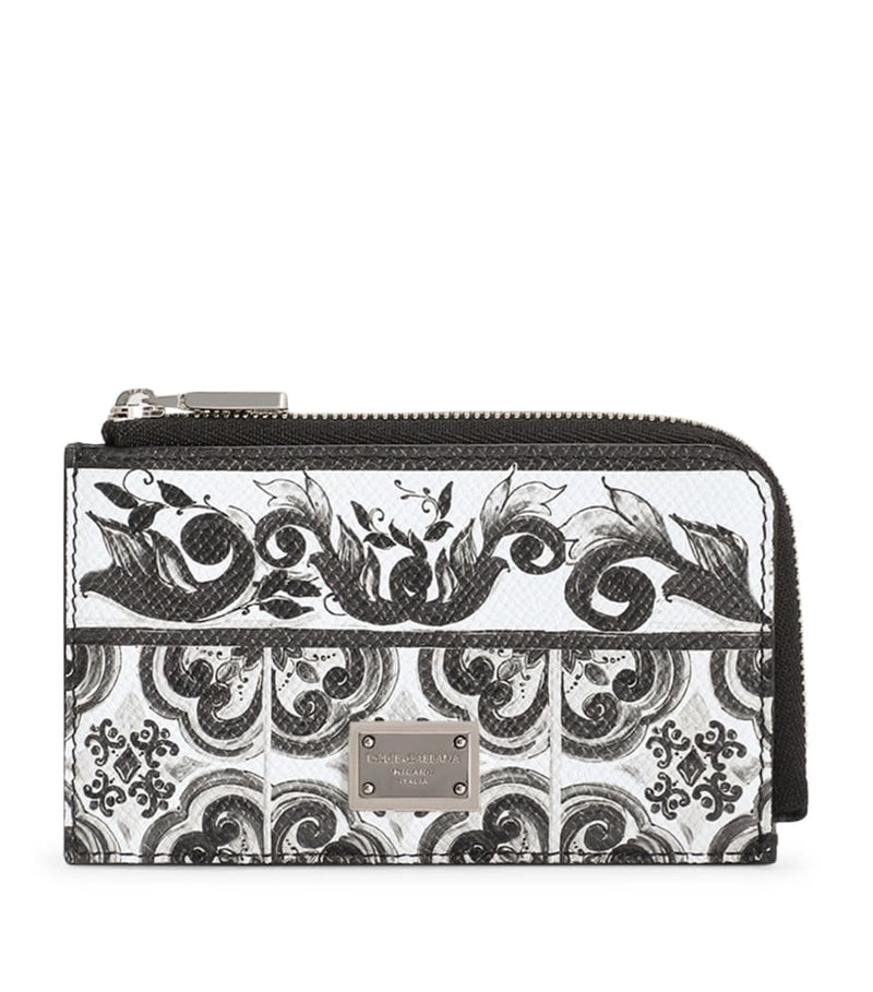 Dolce&Gabbana Majolica cardholder grained calfskin (British brand)