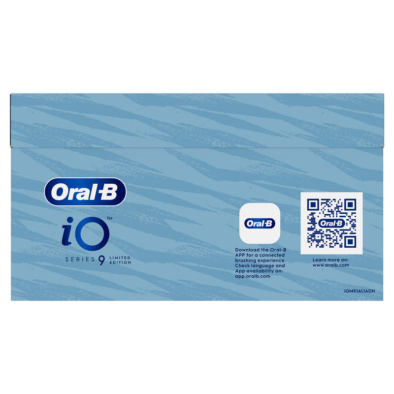 Oral-B iO 9 Special Edition Blue electric toothbrush, imported from the UK