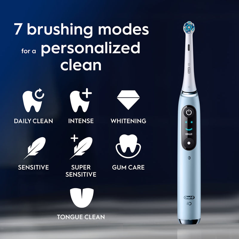Oral-B iO 9 Special Edition Blue electric toothbrush, imported from the UK