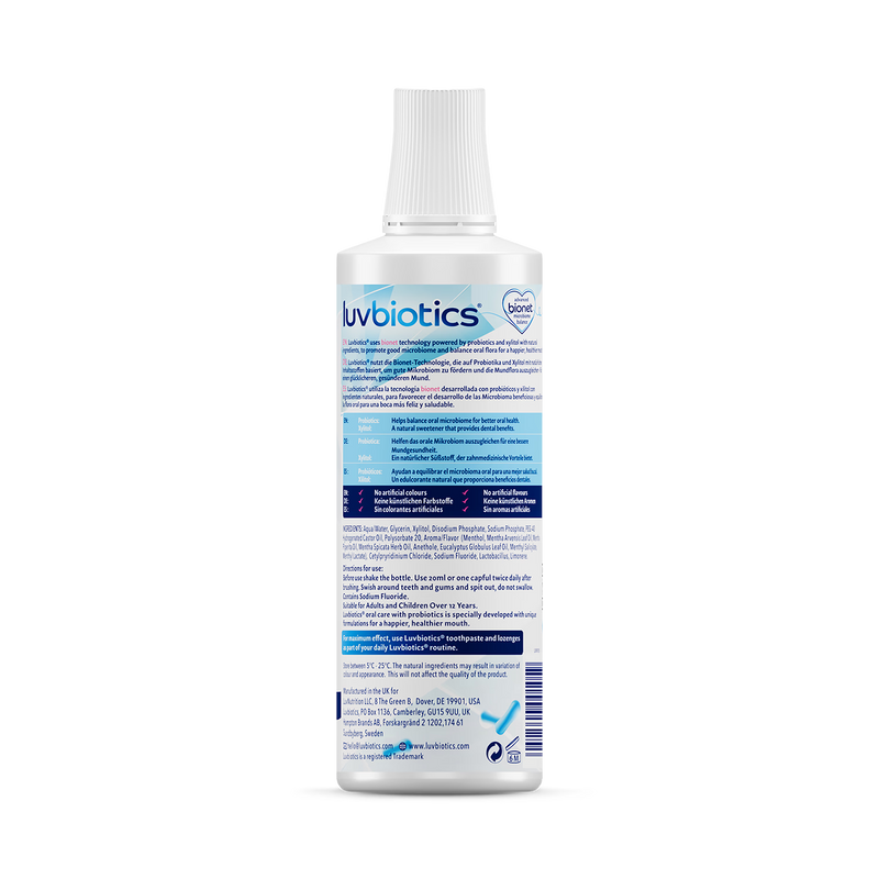 Luvbiotics Original mouthwash - British product