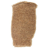 Sisal Jute Glow Mitt Brown 11x20cm (British brand)