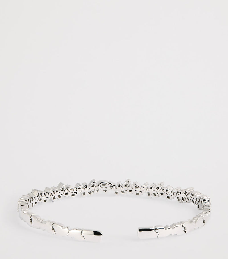 Suzanne Kalan Classic Sparkler bangle 18kt white gold diamonds - British product