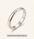 Cartier 1895 rose gold wedding band with diamond 3mm (British brand)