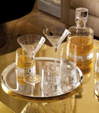 Christofle Set of 2 Crystal Old Fashioned Tumblers (190ml)
