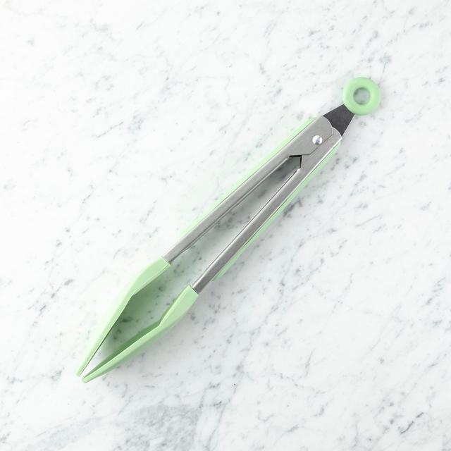 Stainless Steel Tongs Green GOODS M&S