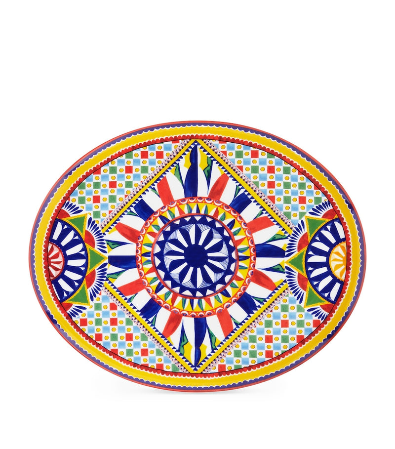 Dolce&Gabbana Casa Carretto serving plate 45.5cm - British product