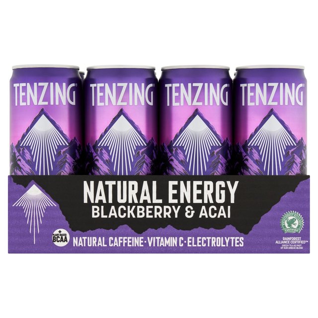 TENZING Natural Energy Blackberry & Acai BCAA Case 12 x 330ml GOODS M&S