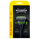 Wilkinson Sword Hydro 3 Skin Protection Men's Razor with 9 Blades GOODS M&S