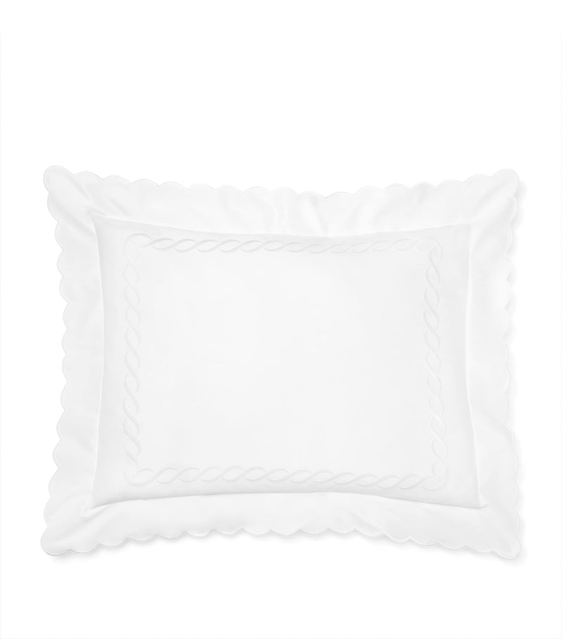 Pratesi Treccia King Pillowcase 50cm x 90cm, imported from the UK