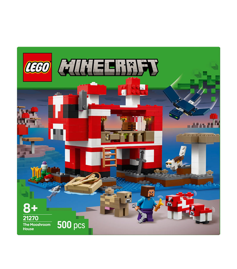 Lego Minecraft The Mooshroom House building set, UK version