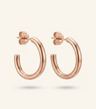 Cartier rose gold hoop earrings, imported from the UK