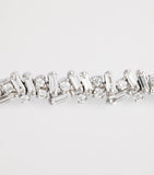 Suzanne Kalan white gold and diamond tennis bracelet - British product