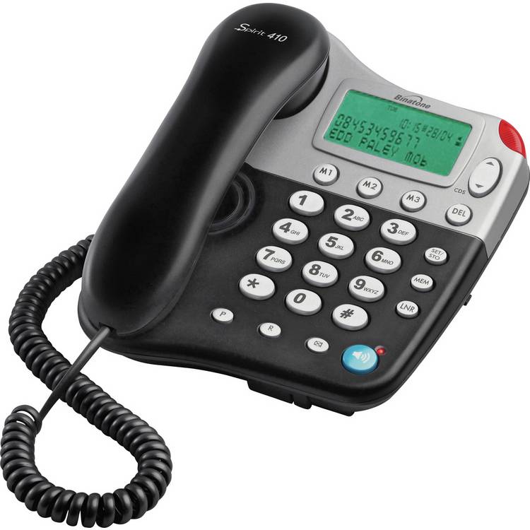 Binatone Spirit 410 corded telephone (British brand)
