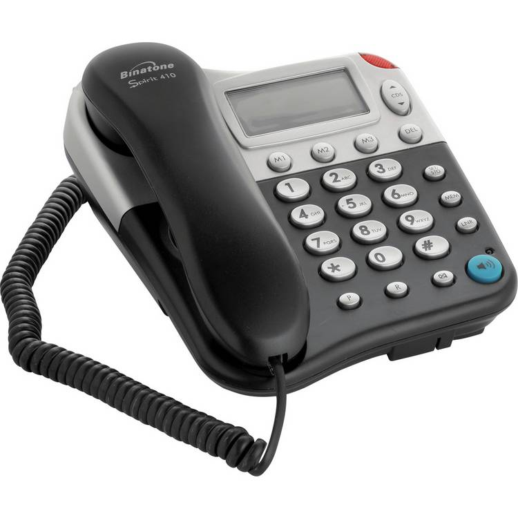 Binatone Spirit 410 corded telephone (British brand)