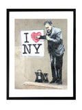 Brookpace Lascelles Banksy graffiti wall art 21x17 - British product