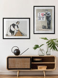 Brookpace Lascelles Banksy graffiti wall art 21x17 - British product