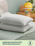 Silentnight anti-allergy pillows medium 2 pack (British brand)