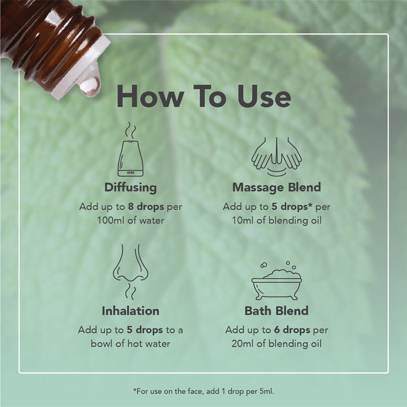 Tisserand Peppermint organic essential oil 9ml - British product