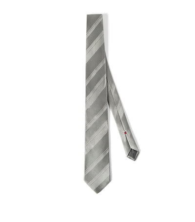 Harrods Brunello Cucinelli Silk Stripe Tie- Buy online at McGrocer
