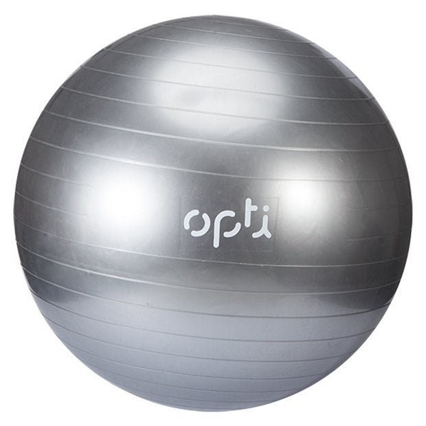 Opti silver gym ball 55cm with pump (British brand)