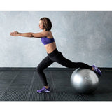 Opti silver gym ball 55cm with pump (British brand)