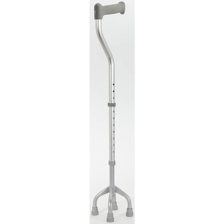 Drive Medical quad-foot walking stick adjustable height (British brand)
