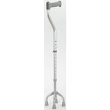 Drive Medical quad-foot walking stick adjustable height (British brand)