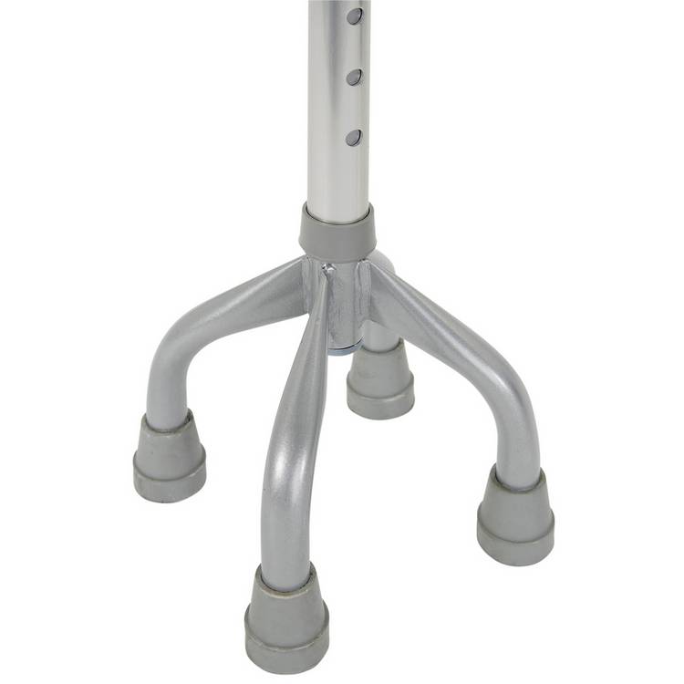 Drive Medical quad-foot walking stick adjustable height (British brand)