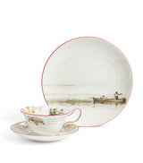 Harrods Wedgwood Voyage of the Beagle Galapagos Islands Plate, Teacup and Saucer Tableware Set- Buy online at McGrocer