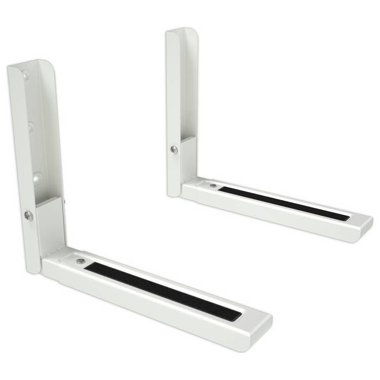 AVF universal microwave wall bracket in white finish - British product