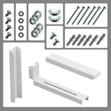 AVF universal microwave wall bracket in white finish - British product