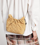 Tory Burch mini suede Flemming cross-body bag, imported from the UK