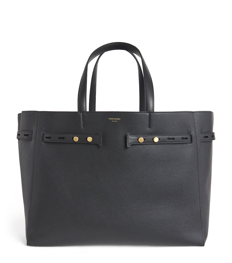 Thom Browne Cabas tote bag calf leather - British product