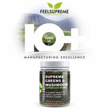 Feel Supreme supreme greens and mushroom blend 300g, imported from the UK