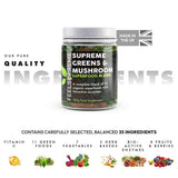 Feel Supreme supreme greens and mushroom blend 300g, imported from the UK