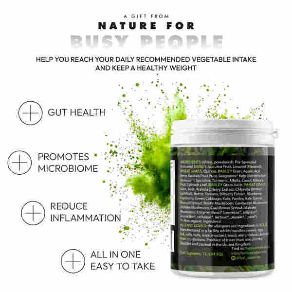 Feel Supreme supreme greens and mushroom blend 300g, imported from the UK