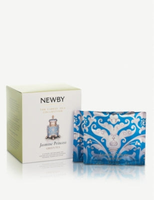 Newby Teas Jasmine Princess green tea pyramid bags 37.5g - British product