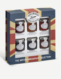 Tiptree British breakfast condiment selection with conserves and sauces (British brand)